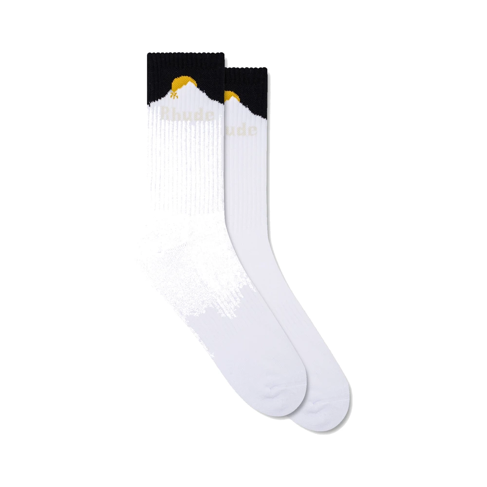 Rhude Moonlight Pista Sock Black / White