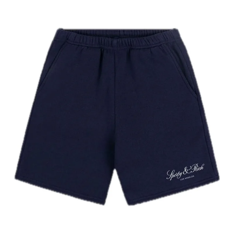 Sporty & Rich Vendome LA Kids Gym Short Dark Navy