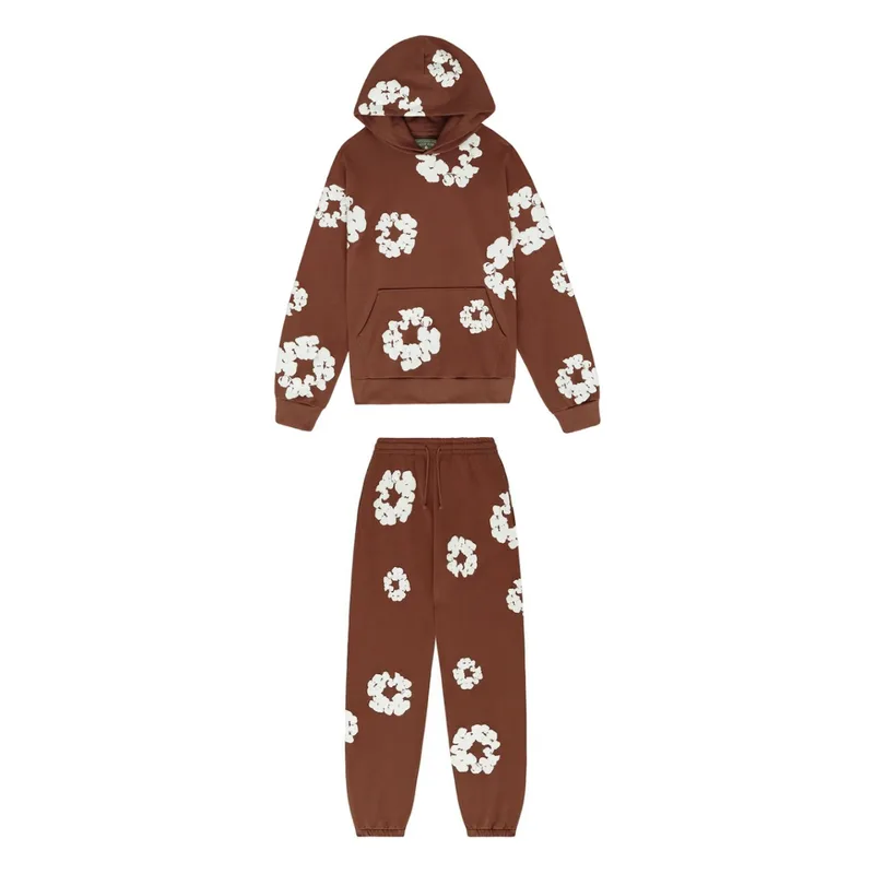 Denim Tears The Cotton Wreath Tracksuit Brown