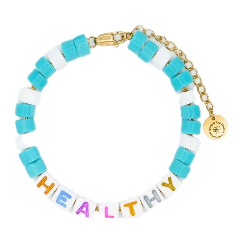 Sporty & Rich Healthy Bead Bracelet Pearl
