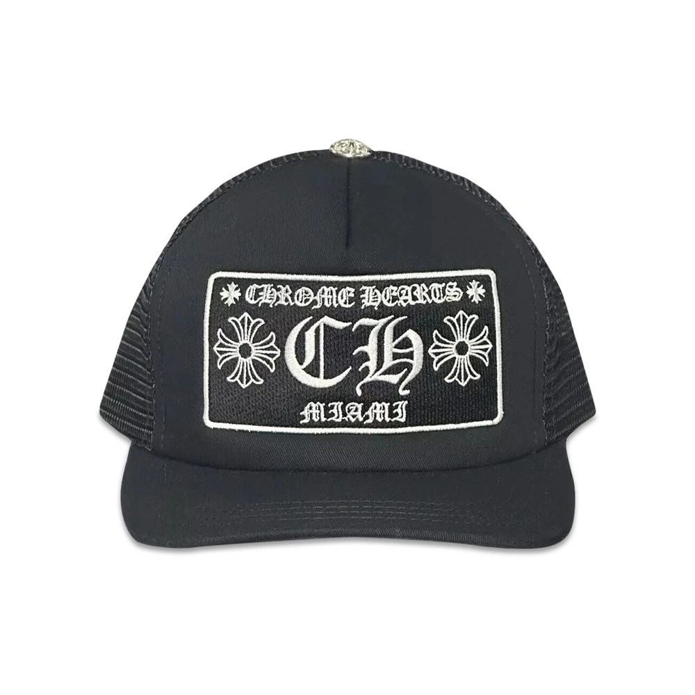Chrome Hearts Miami Trucker Hat Black