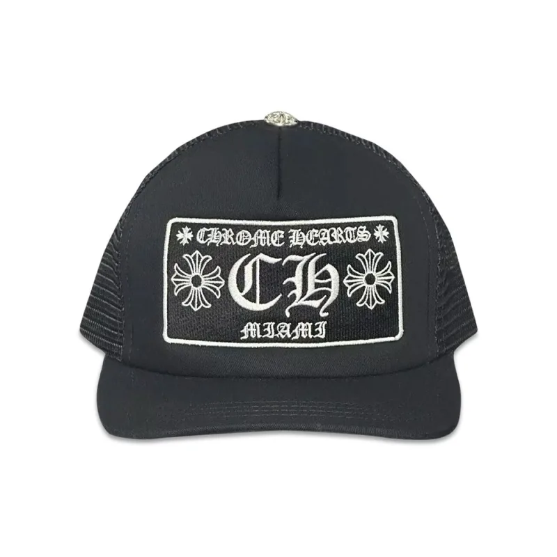 Chrome Hearts Miami Trucker Hat Black
