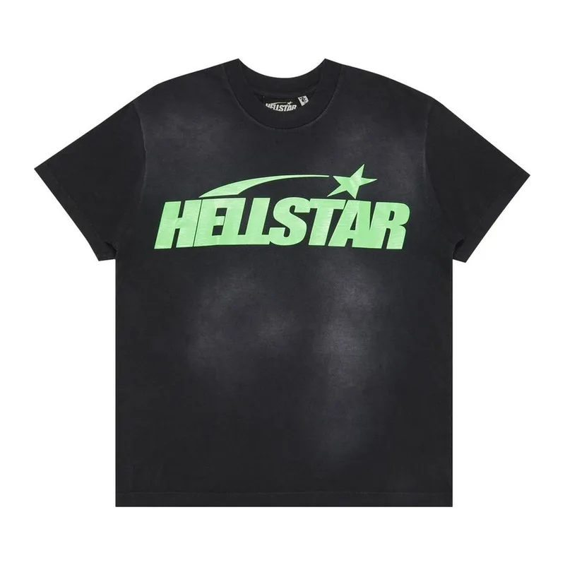 Hellstar Classic Gel Print t-shirt noir/vert