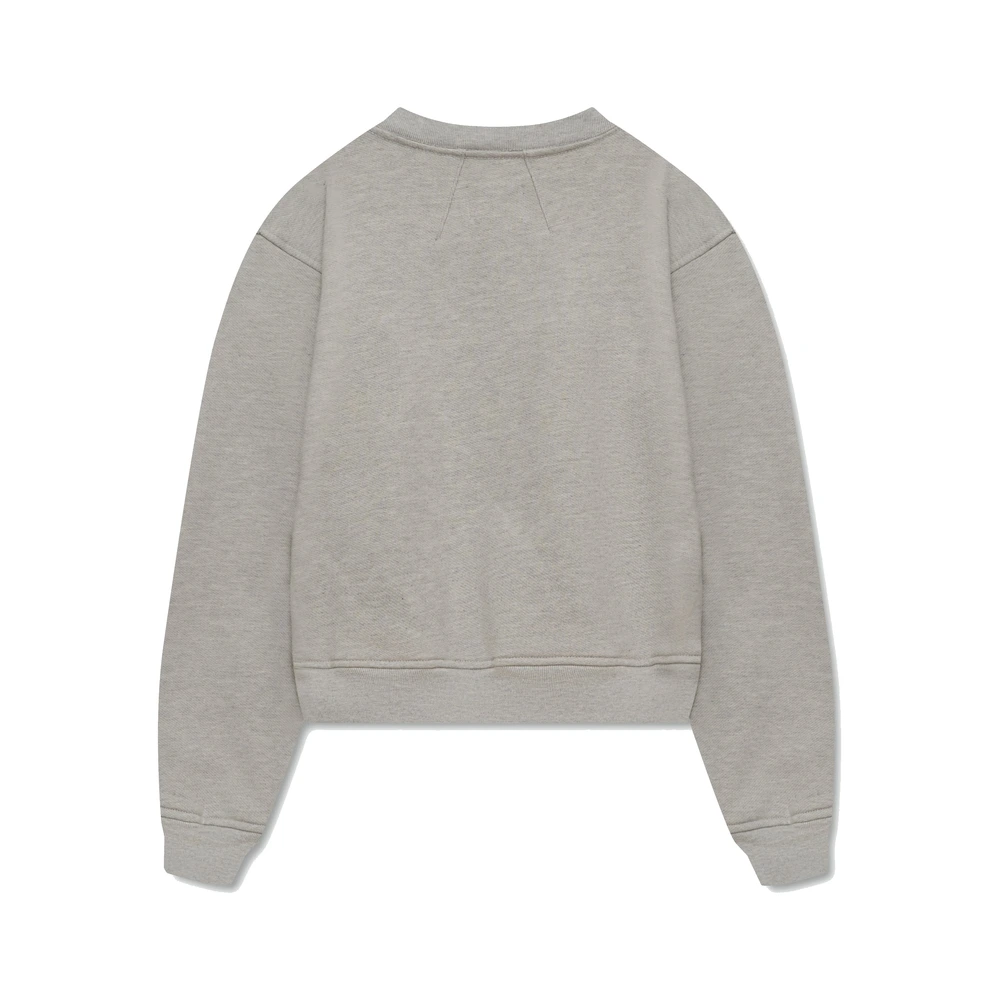 Rhude Usa Flag Crewneck Heather Grey