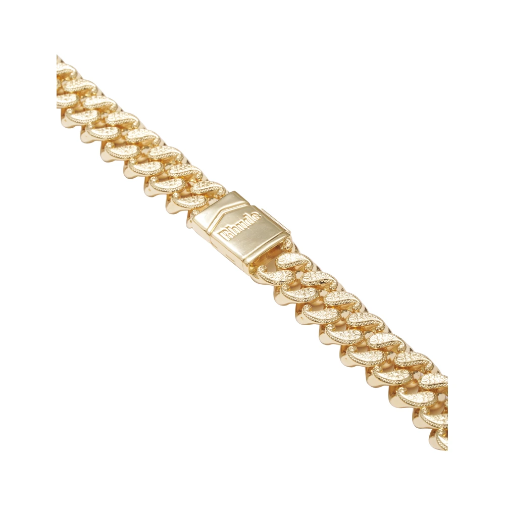 Rhude Paisley Cuban Link Necklace .925 W/ 18Kt Vermeil