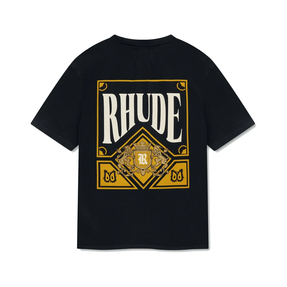 Rhude Playing Card Tee Vintage Black