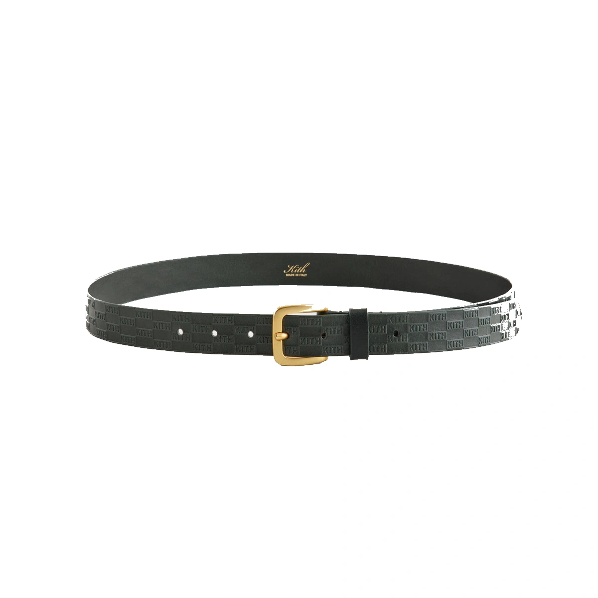 Kith Monogram Vachetta Leather Belt Equestrian