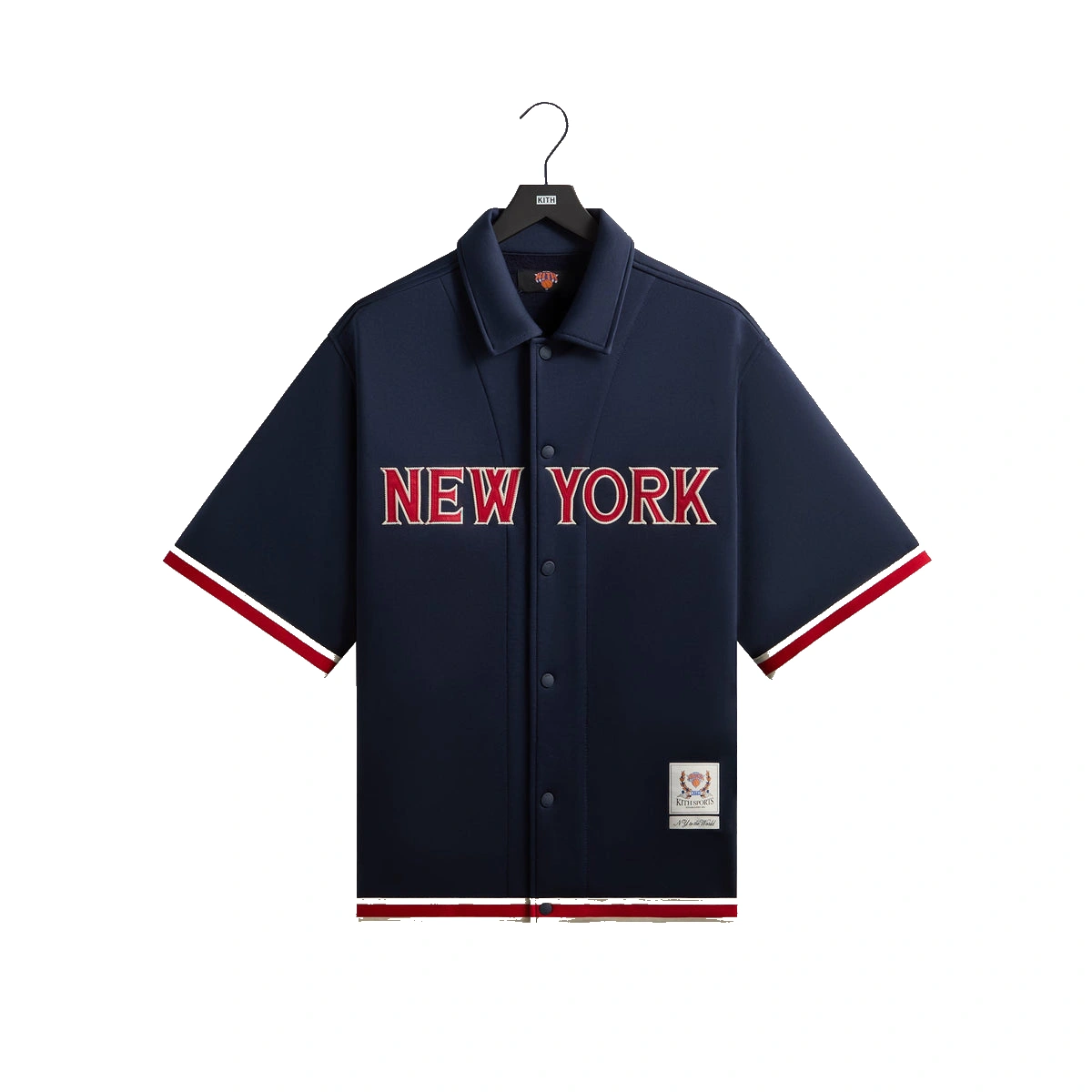 Kith for the New York Knicks Bernard King Woodpoint Shirt Nocturnal
