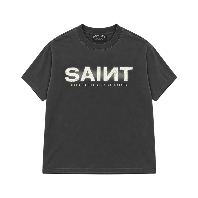 Saint Washed T-Shirt Smoke City