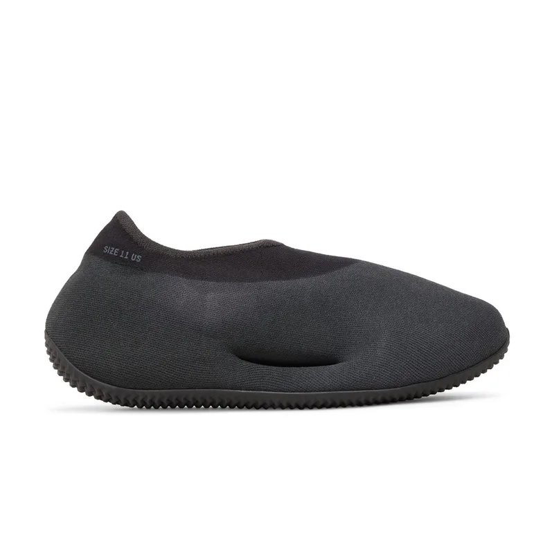 adidas Yeezy Knit RNR Fade Onyx shoe, lateral side on white