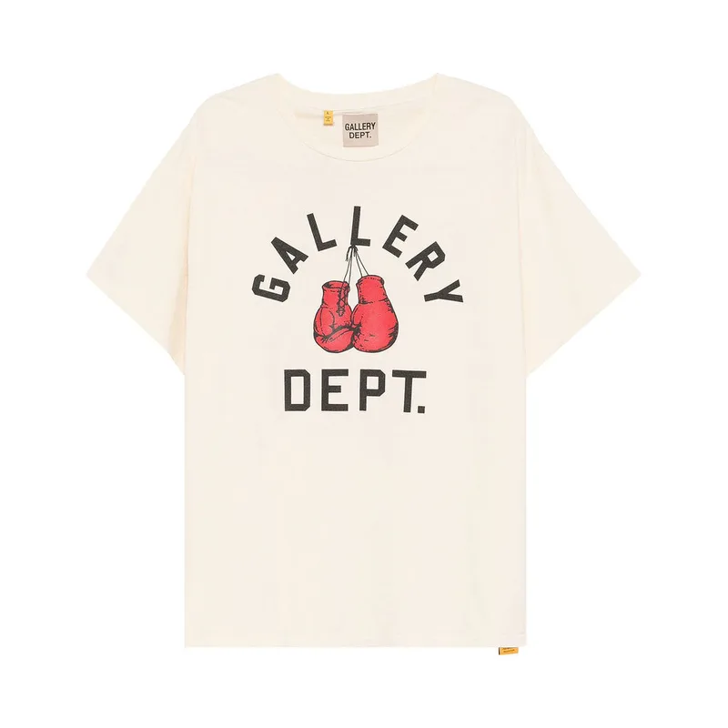 Gallery Dept. Boxing Merch Tee 'Cream'