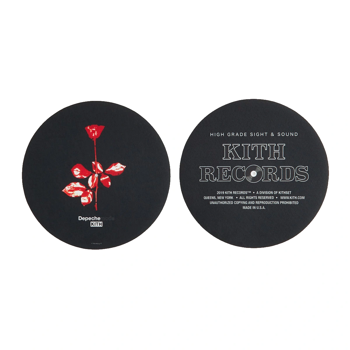 Kith Records for Depeche Mode Set of 2 Slip Mats Multi
