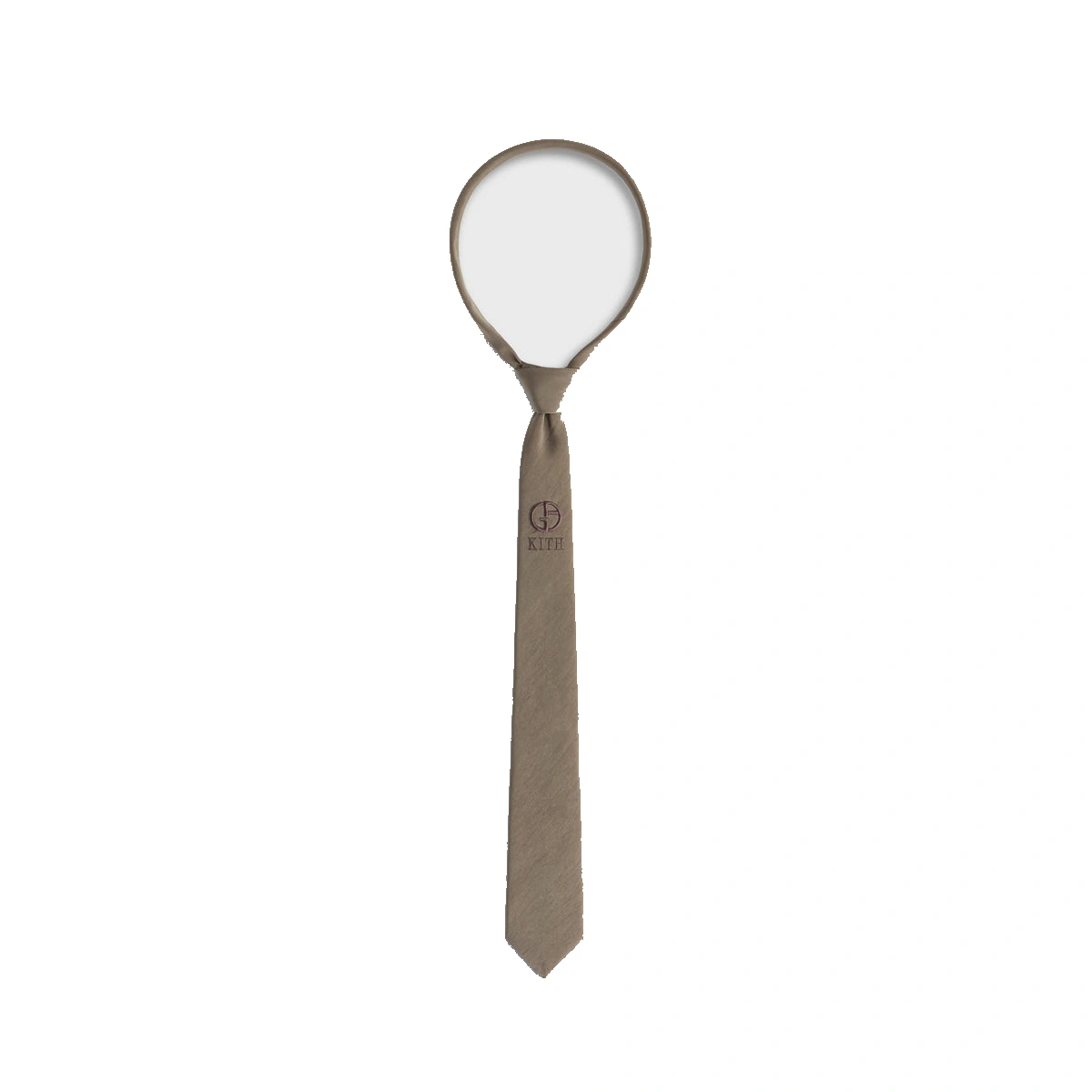 Giorgio Armani & Kith Silk Tie Gravel