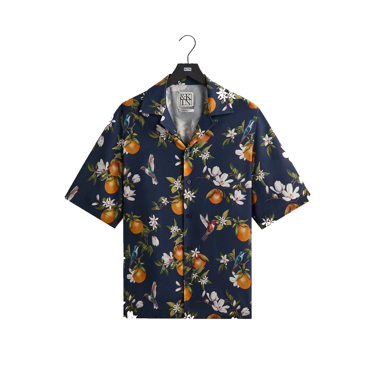 &Kin Citrus Garden Thompson Camp Collar Shirt Nocturnal
