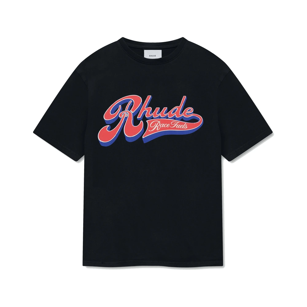 Rhude Pit Stop Tee Vintage Black / Blue / Red