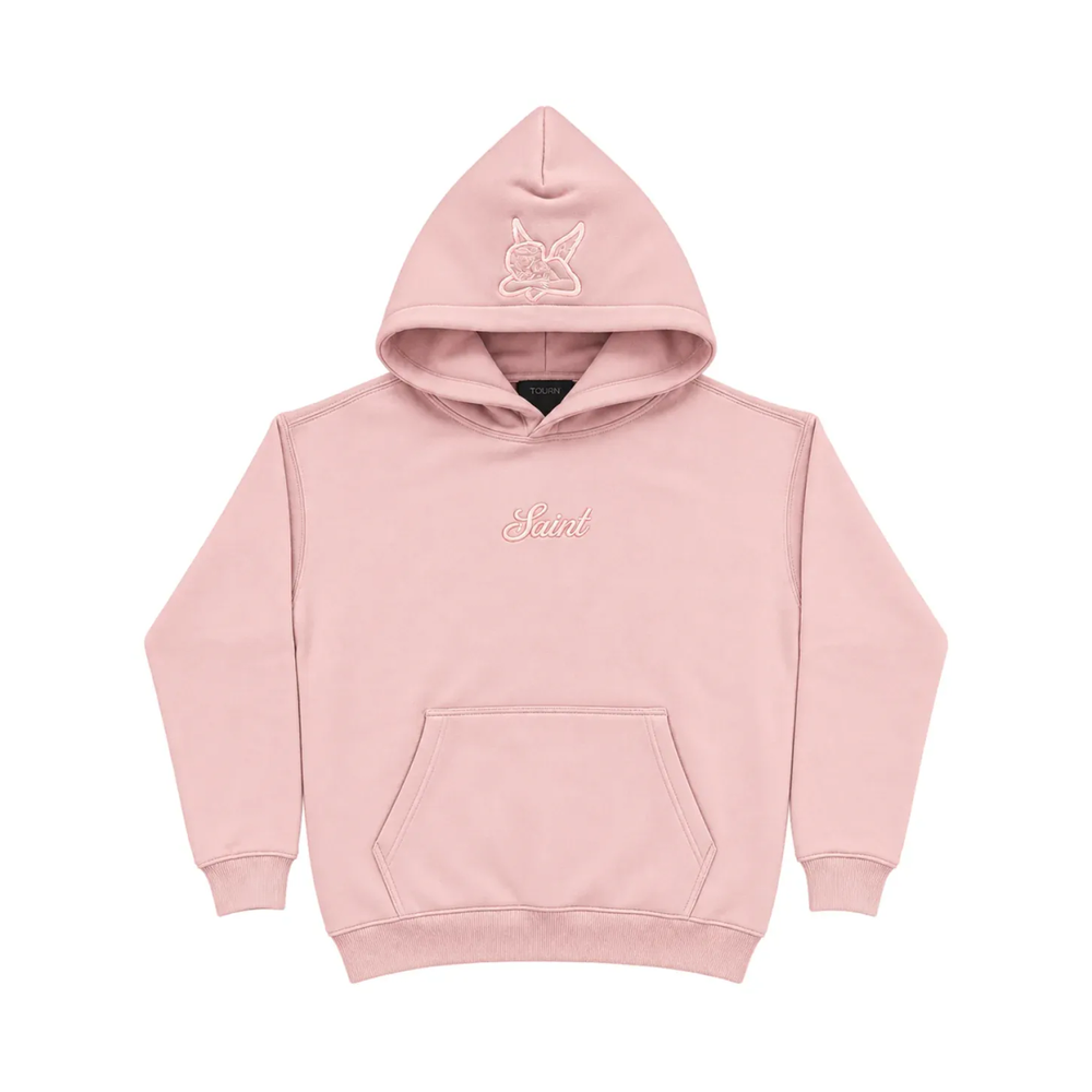Saint Heavyweight Brushed Hoodie Blush
