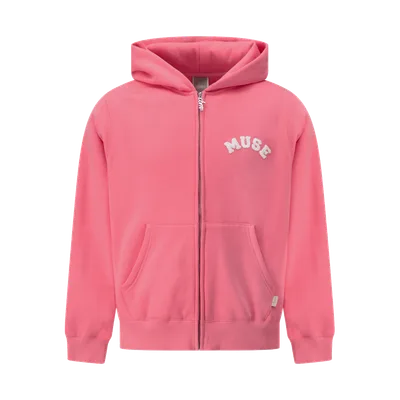 CBM Heavyweight Chenille Zip Up Blush