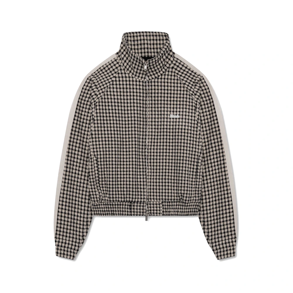 Rhude Gingham Hamptons Track Jacket Black / White