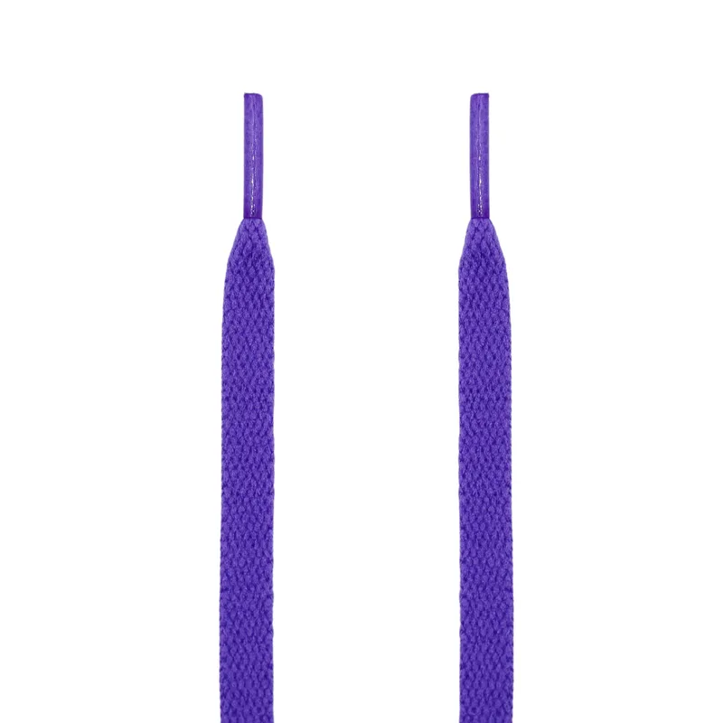 Kulture Klash Court Purple Jordan Flat Shoelaces