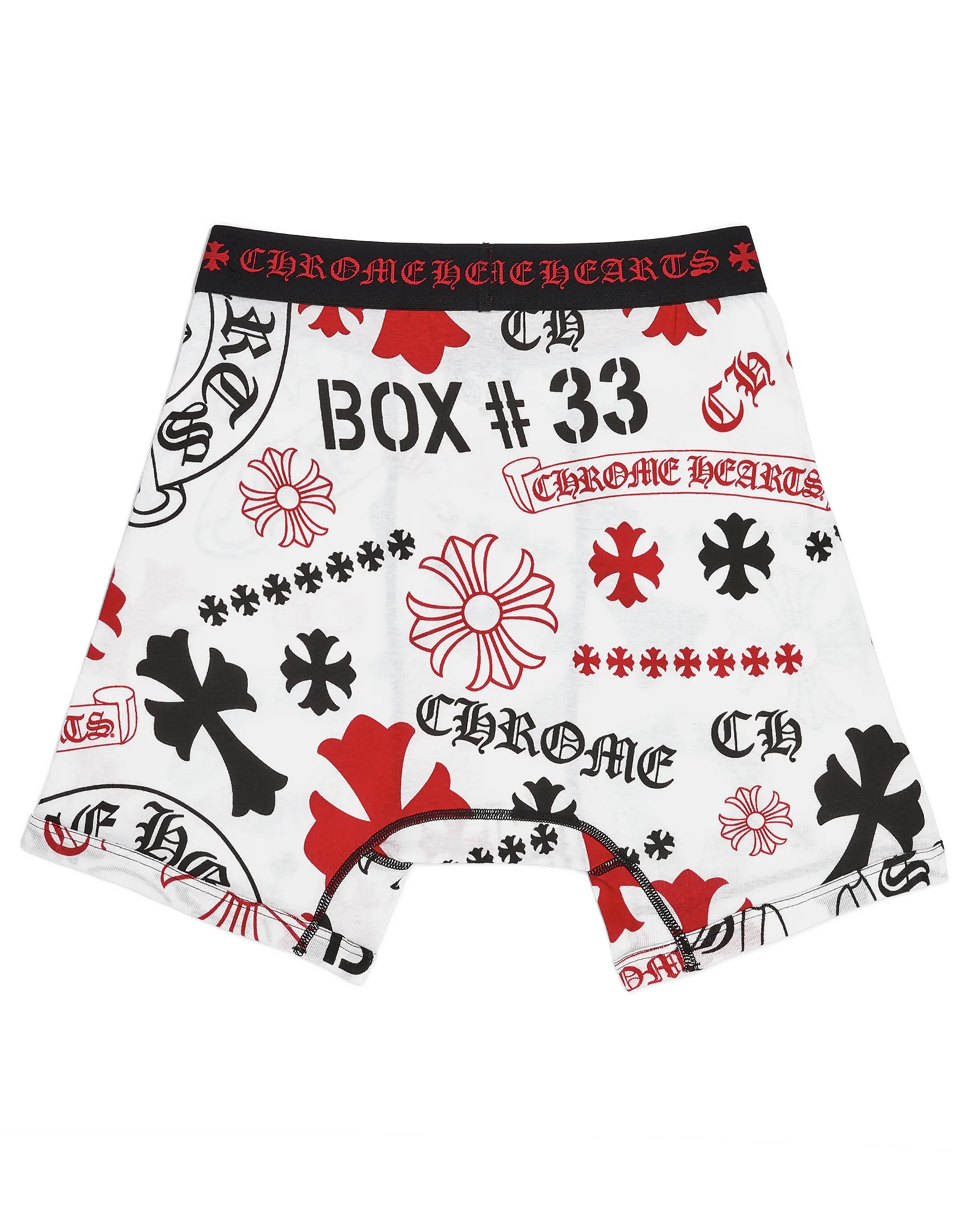 Chrome Hearts Classic Rib Boxer Brief Multi White Stencil