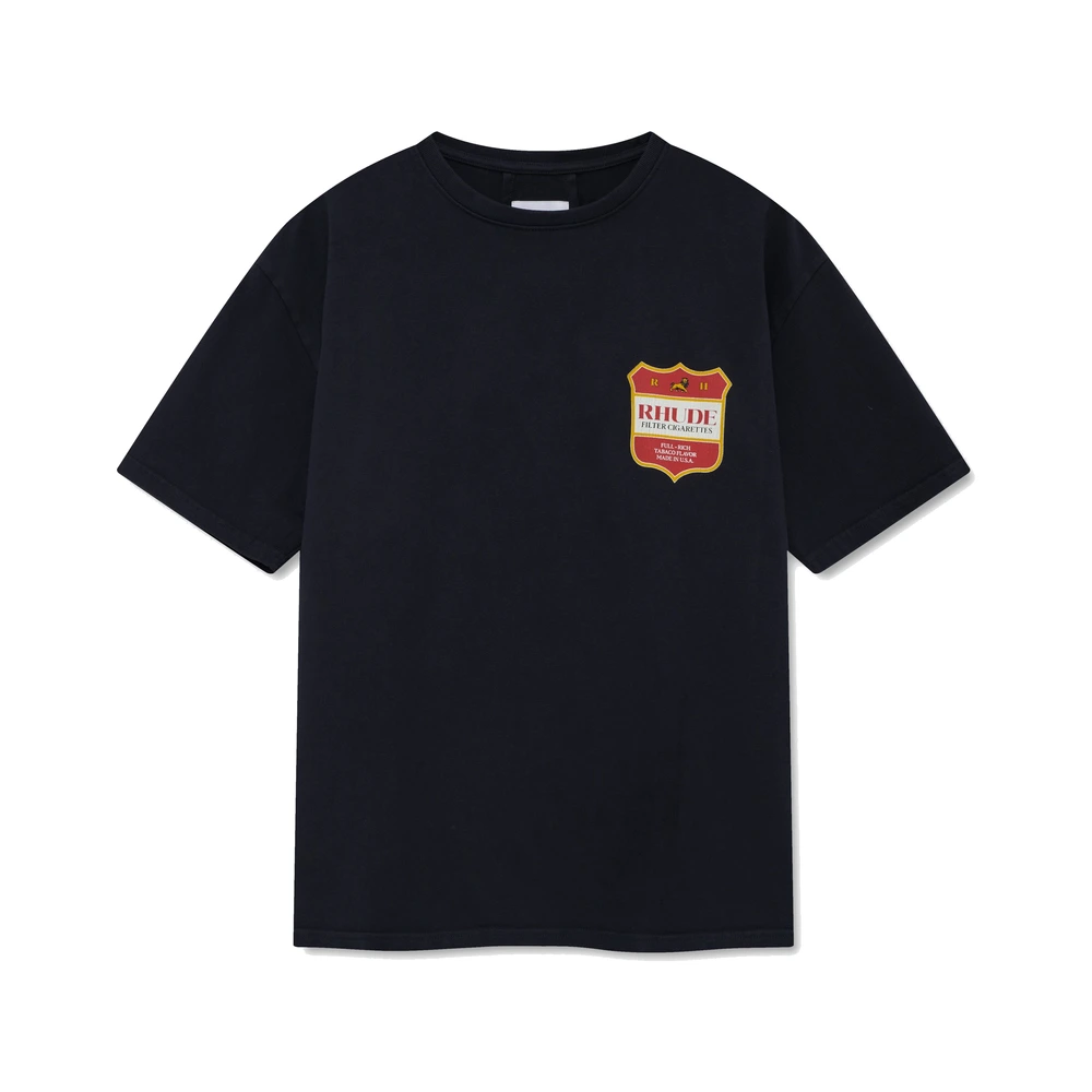 Rhude Filtaro Crest Tee Vintage Black / Red / Yellow