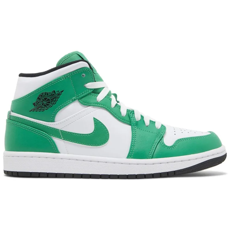 Air Jordan 1 Mid Lucky Green