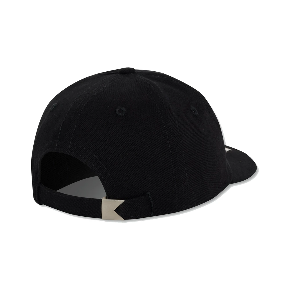 Rhude Grand Cru Crest Curved Brim Hat Black / White
