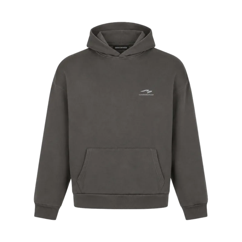 CBM French Terry sweat à capuche Charcoal