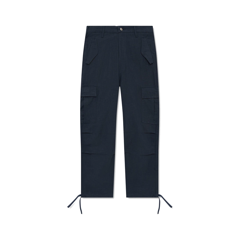 Rhude Linen Parachute Pant Navy
