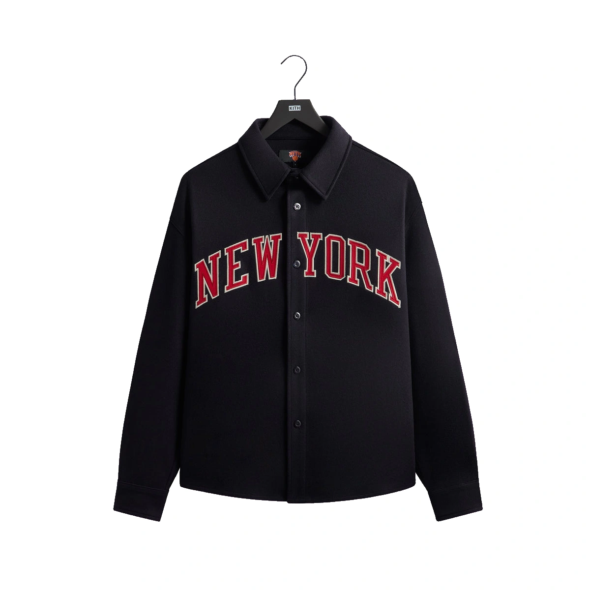 Kith for the New York Knicks Felted Apollo Shirt Nocturnal