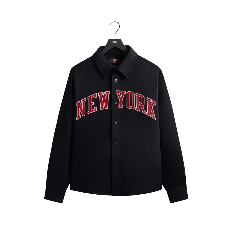 Kith for the New York Knicks Felted Apollo Shirt Nocturnal