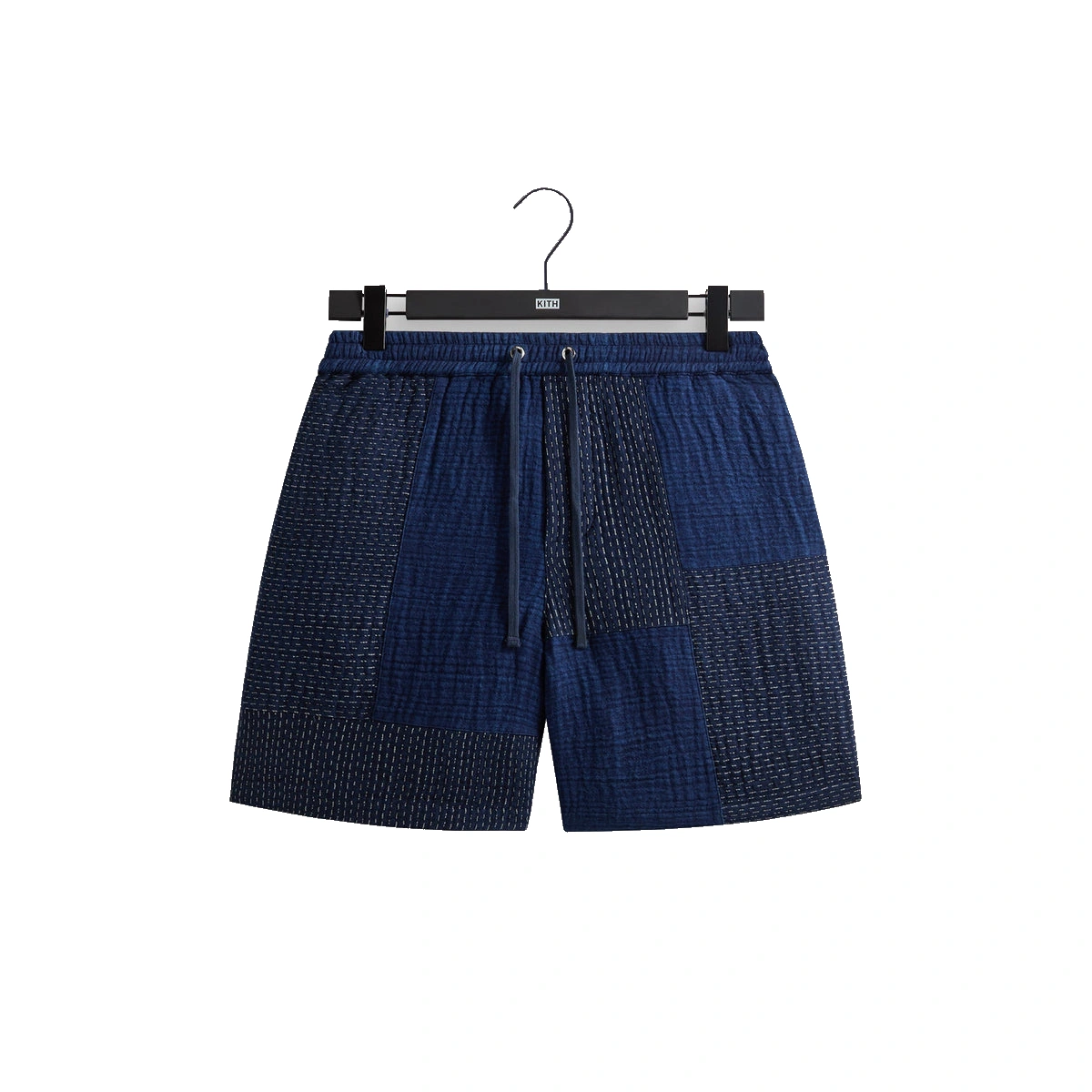 Kith Stitched Patchwork Curtis Short Mid Indigo