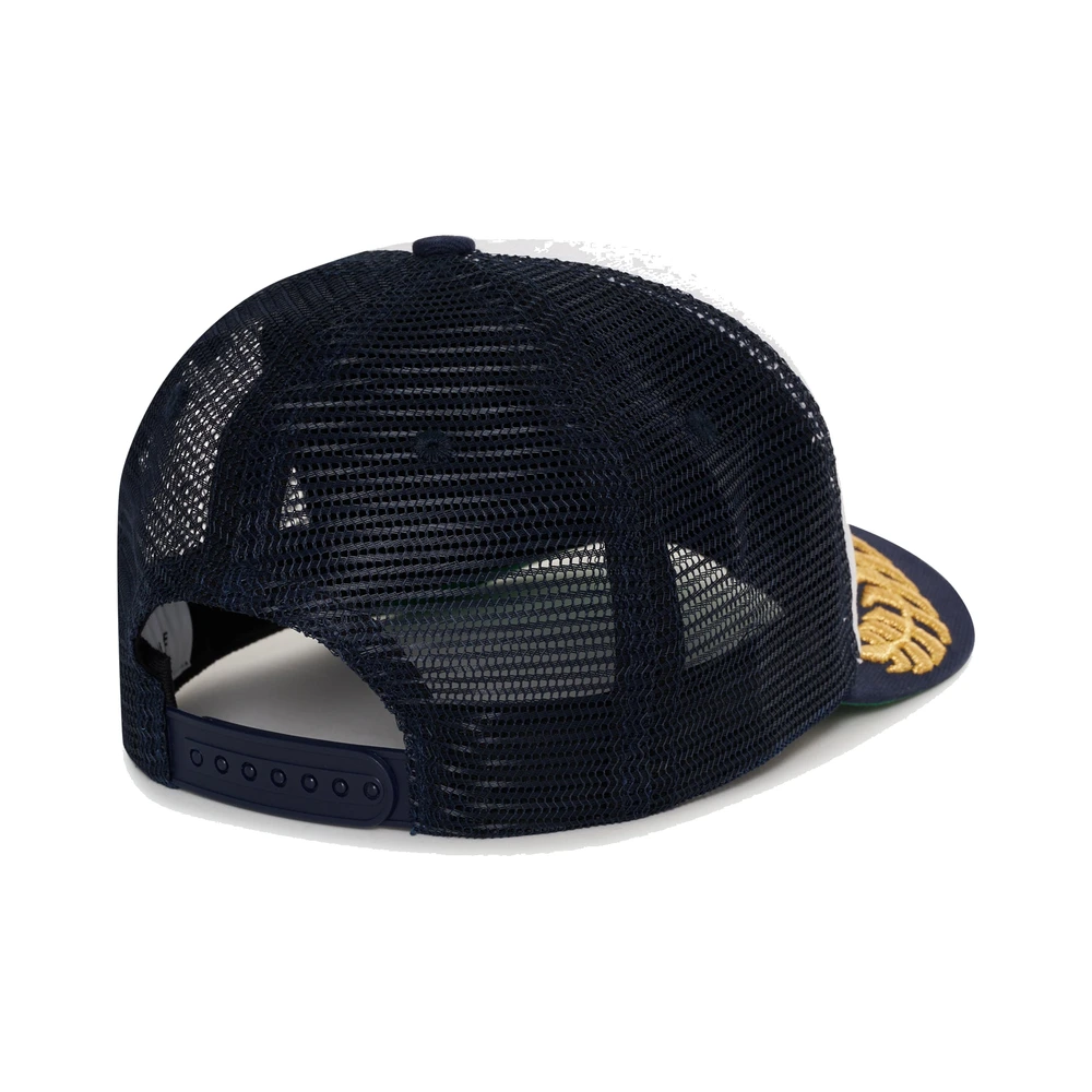 Rhude Usa Sailing Icon Trucker Hat Navy / White