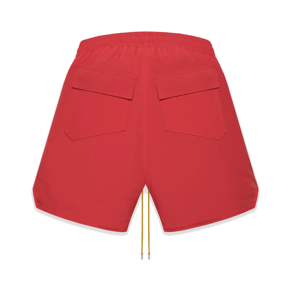 Rhude Rh Logo Shorts Red / White