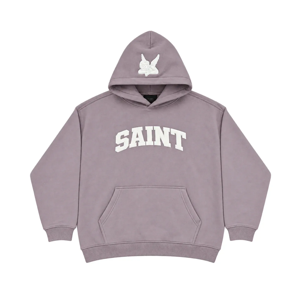Saint Heavyweight Brushed Hoodie Lavender Haze