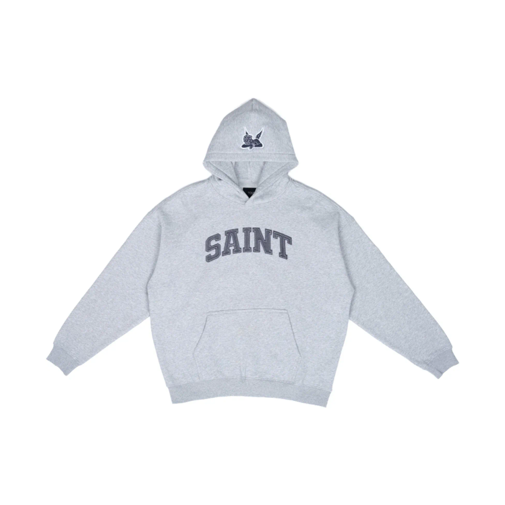 Saint Heavyweight Brushed Hoodie Slate