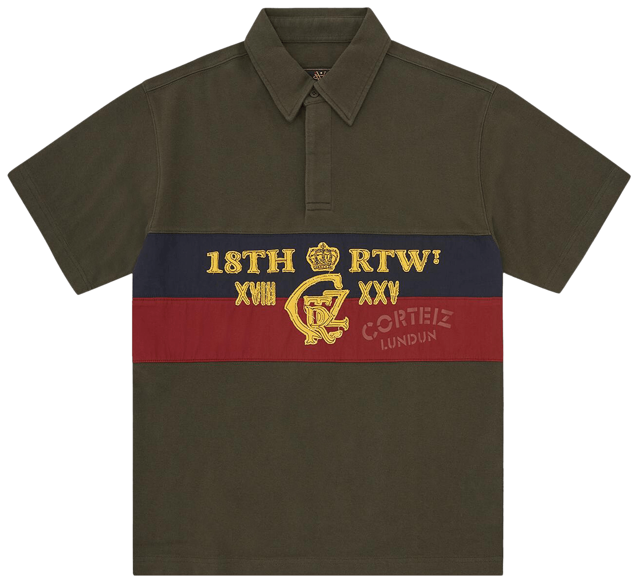Corteiz 18th RTW Polo Olive