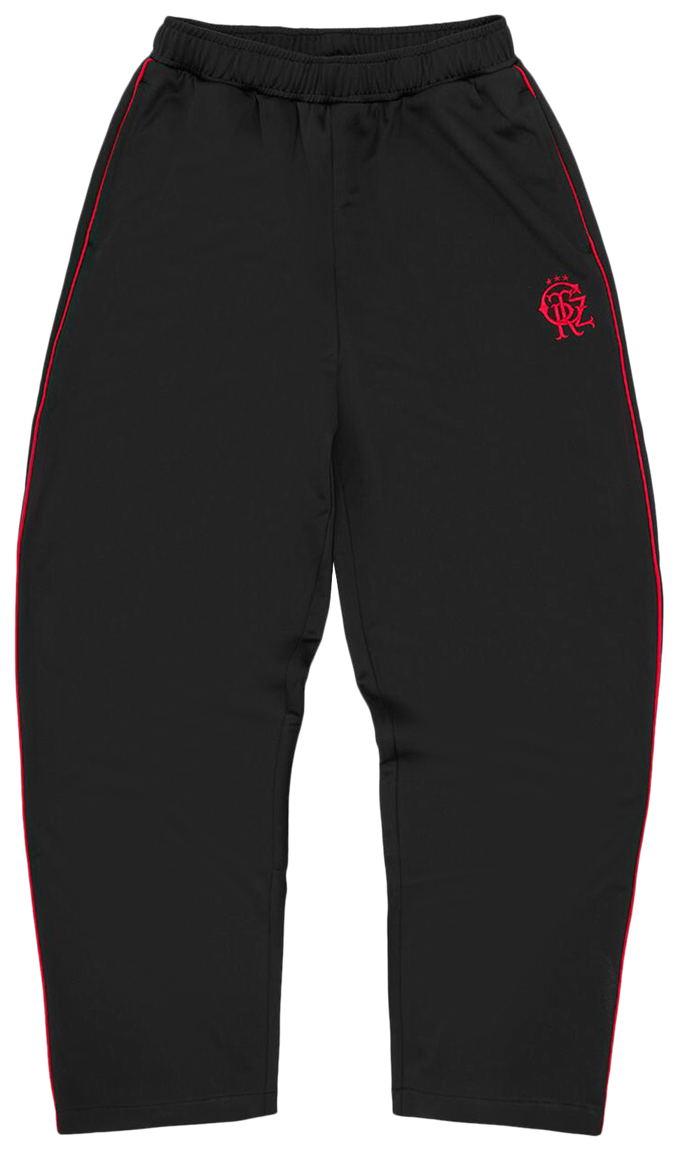 Corteiz 3 Star Crest Track Pant Black