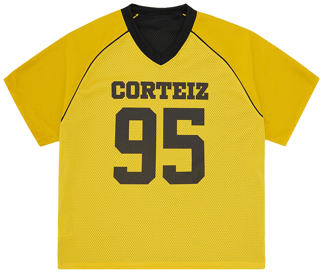 Corteiz 95 Reversible Mesh Jersey Black/Yellow
