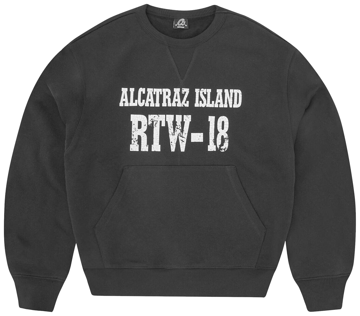 Corteiz Air 18 Crewneck Black