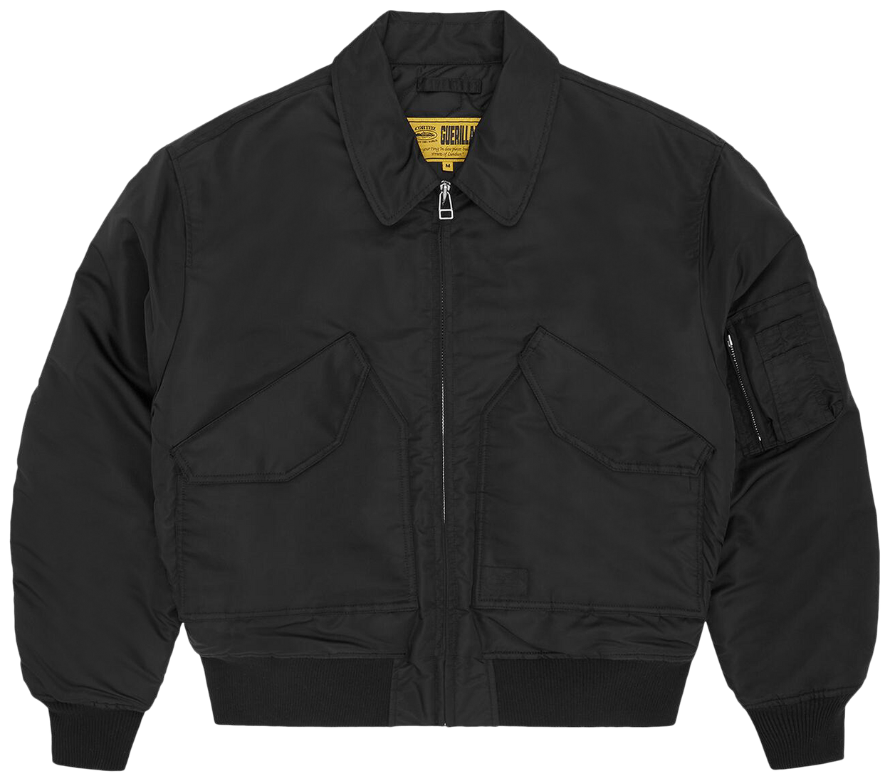 Corteiz Alcatraz Bomber Jacket Black