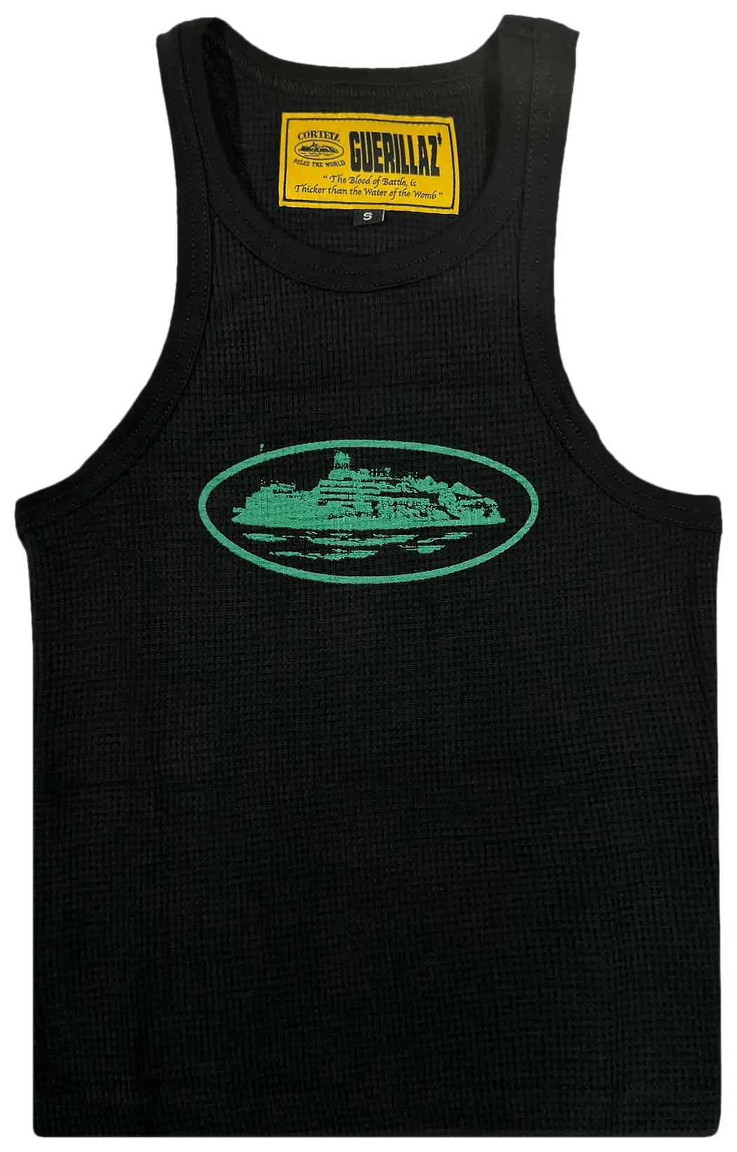 Corteiz Alcatraz Tank Top Black/Green