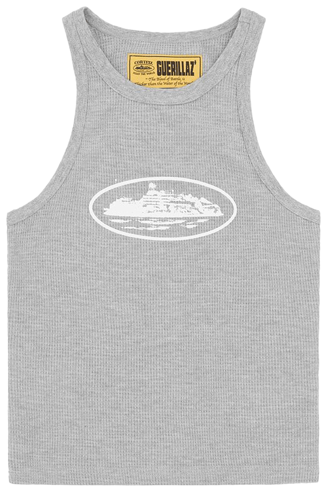 Corteiz Alcatraz Tank Top Heather Grey