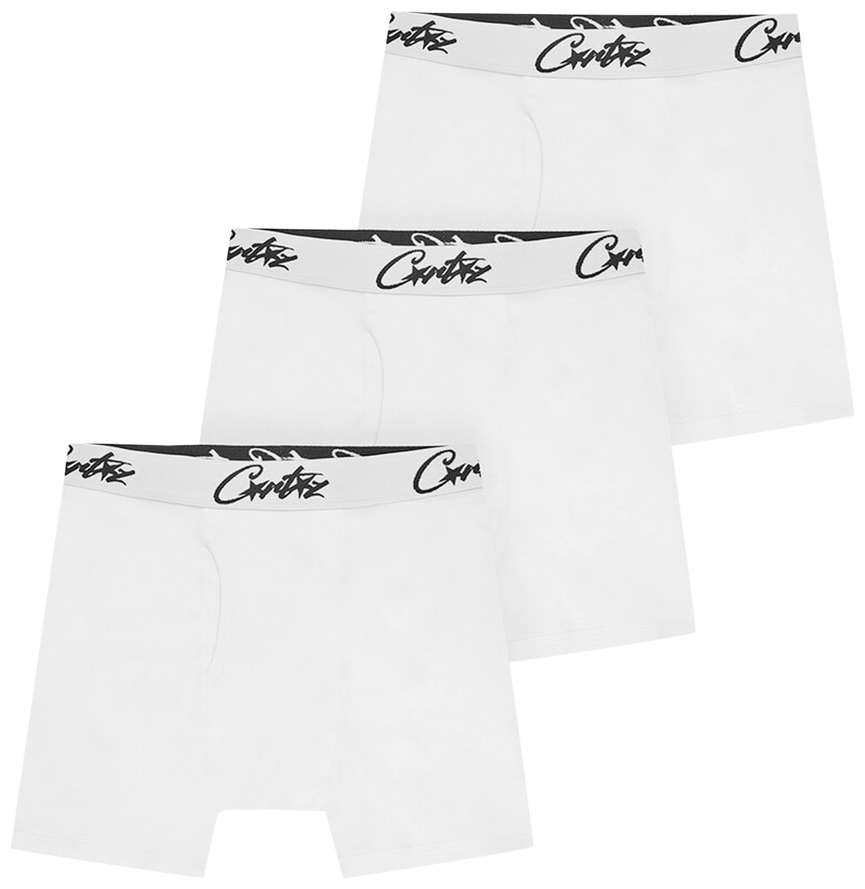 Corteiz Allstarz Boxers (3 Pack) White