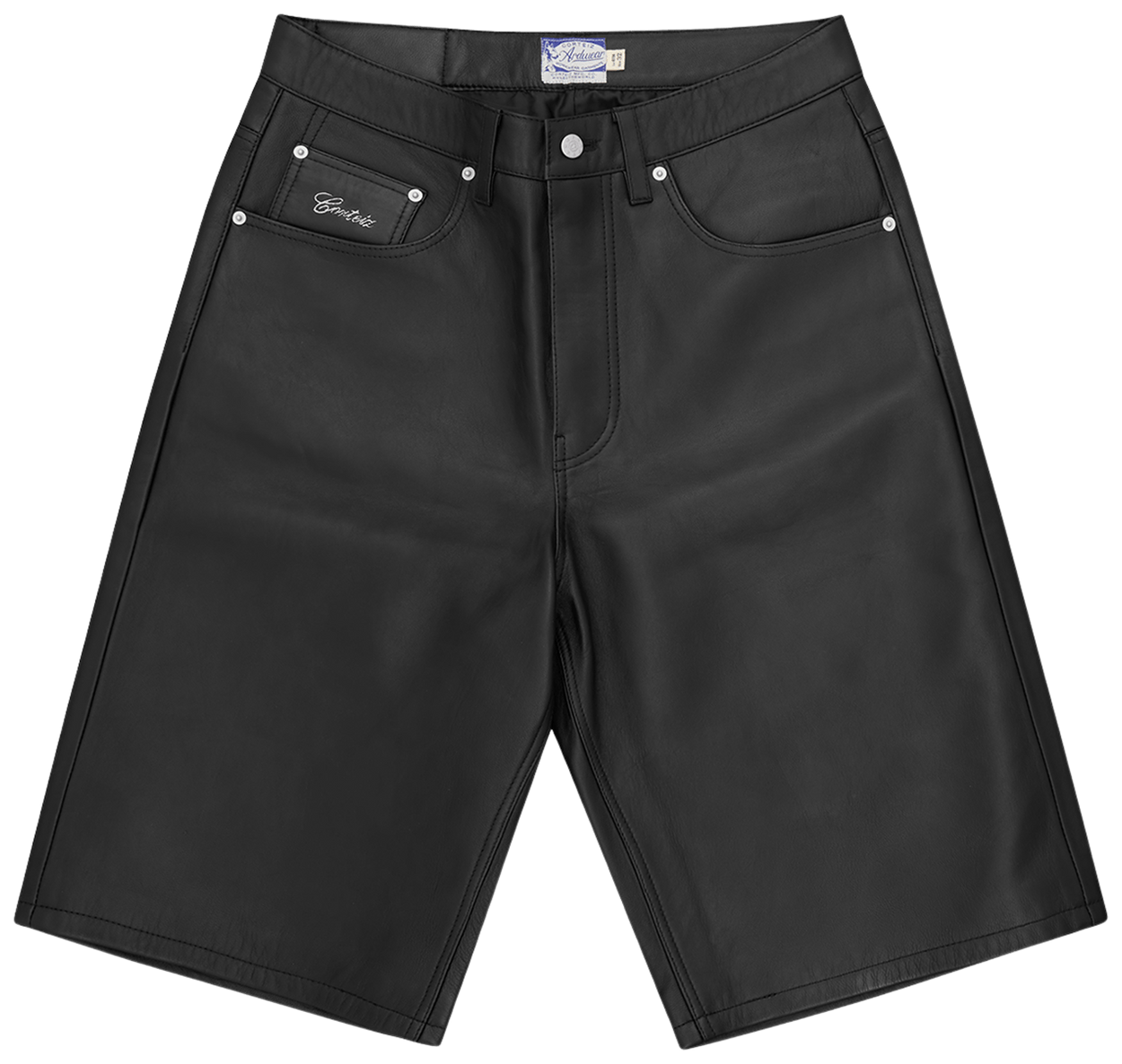 Corteiz Ardwear Leather Short Black