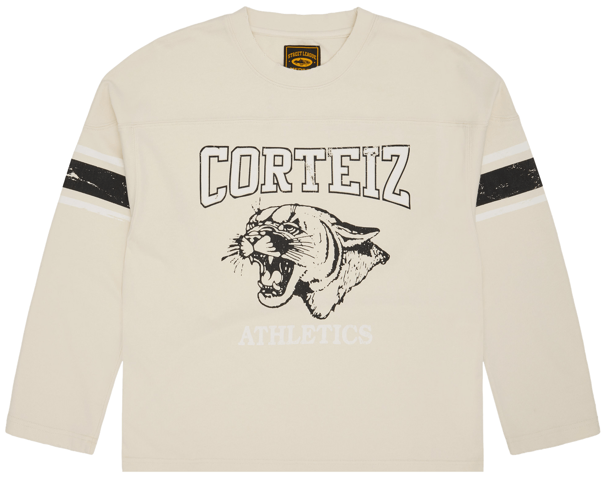 Corteiz Athletics Heavyweight Long-Sleeve Top Cream