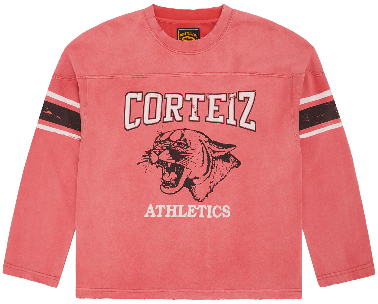 Corteiz Athletics Heavyweight Long-Sleeve Top Red