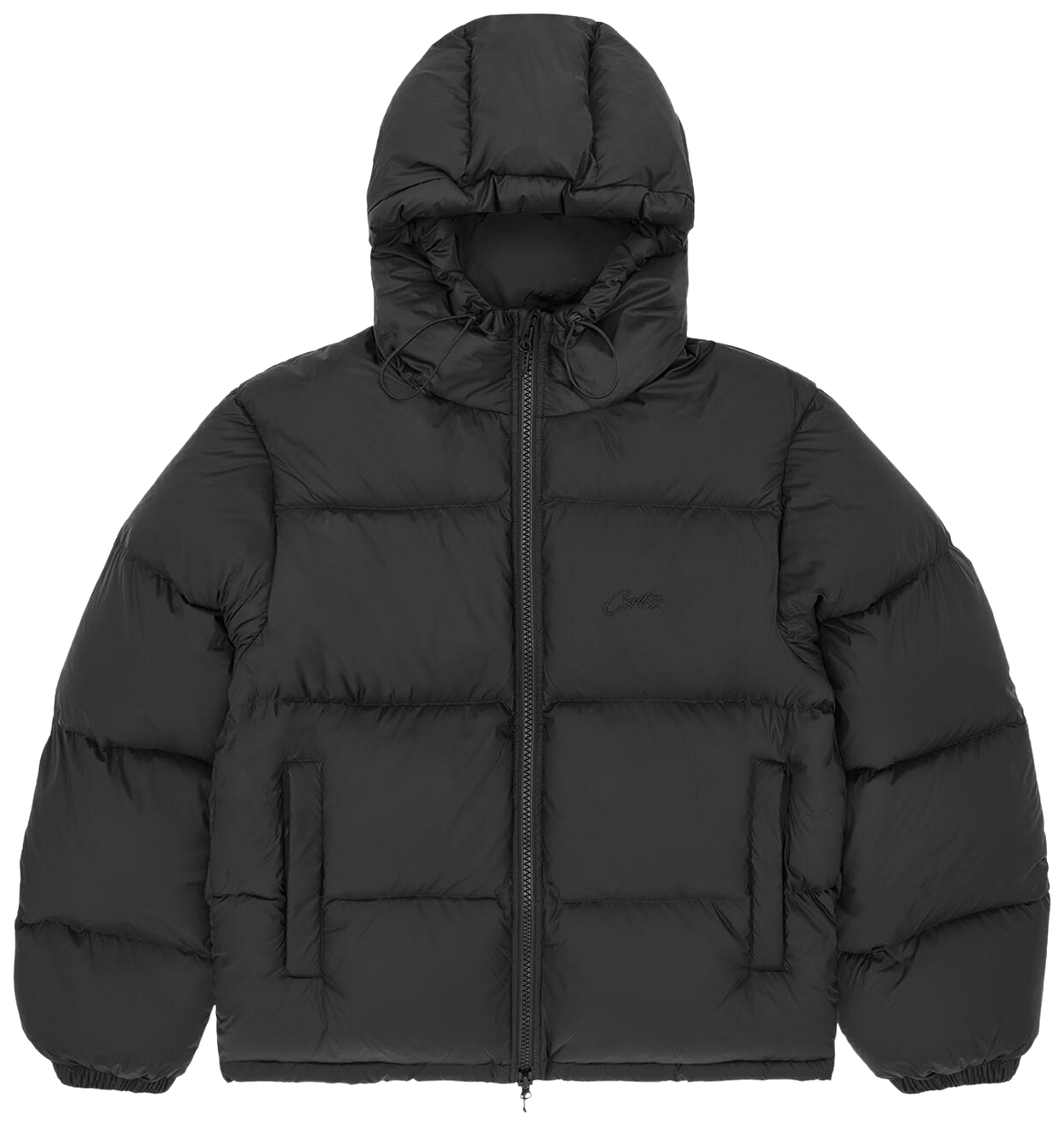 Corteiz Bolo Down Jacket Triple Black
