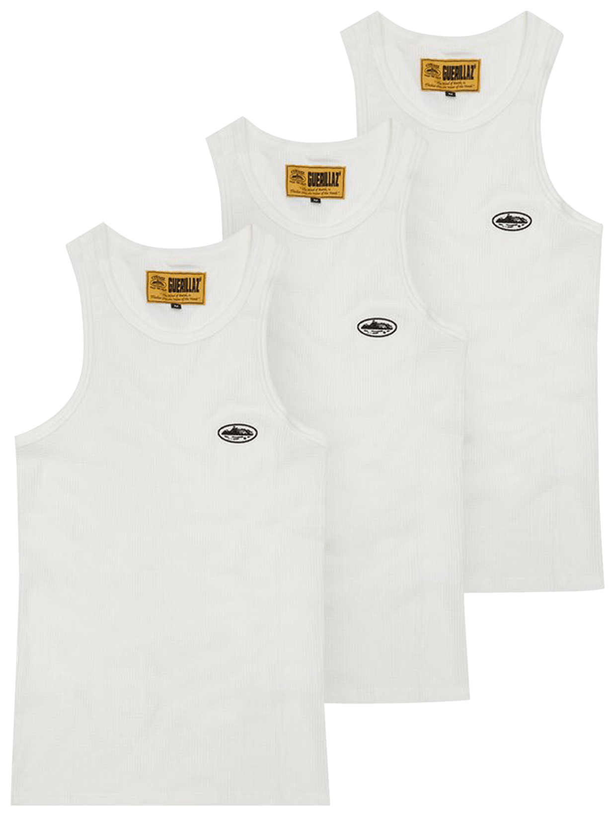Corteiz Bolo Essentials Tank Top (3 Pack) White