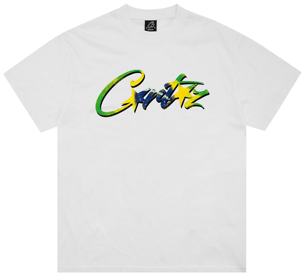Corteiz Brasil Tee New Blank White